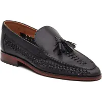 Base london Bracken Läder Loafer Herr Navy Loafers