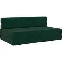 vidaXL Fällbar Soffbed Mörkgrön 152 x 86,5 x 60 cm Tyg