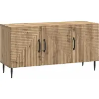 vidaXL TV-skåp Artisan-ek 99 x 34,5 x 50 cm Konstruerat trä