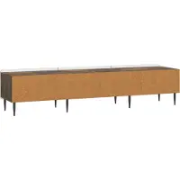 vidaXL TV-skåp med låda Rökt ek 147 x 34,5 x 32 cm Konstruerat trä