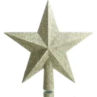Décoris guldglitter toppstjärna