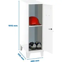 Simonlocker Montadas Dism.mini+ban+pies Skåp 1015x400x500 Mm