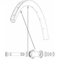 Mavic Kit 12 Front/rear Ksyrium Pro Carbon Ust Disc Ekrar