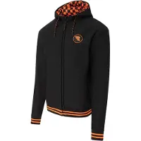 Riding Culture Riding Hoodie herr Huvtröja med dragkedja för motorcykel Svart/Orange M Herrar sort