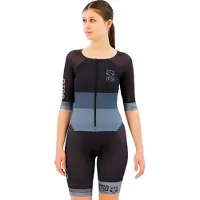 Otso Black Kortärmad Triathlondräkt