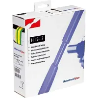 Hellermanntyton 308-31207 Krympslang utan lim Grön, Gul 12 mm 4 mm Krympförhållande:3:1 5 m