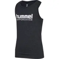 Hummel Linne - HmlJR - Black Melerad - - 5-6 år (110-116) - Linne