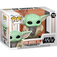 Funko POP! Stjärnornas Krig Mandaloriansk Grogu-rustningsfigur 9 Cm