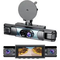 Mtp Products C315 4-kanals WiFi-bilkamera med 360°-täckning - svart