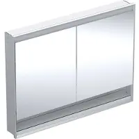 Geberit Spegelskåp ONE inbyggd hylla 90x120x15 alu