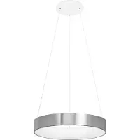 Ledvance SMART+ Smart pendellampa SUN@Home Circular Daylight HCL, dimbar, Aluminium / grå / zink, Vardagsrum / matsal, Aluminium / grå / zink, Modern, Smarta hem pendellampa