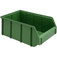 Swg 9613275 Genomskinlig lagerlåda (L x B x H) 335 x 209 x 152 mm Grön 1 st