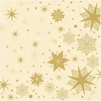 Duni Stargazing Cream, Gräddfärgad, Mönstrad, 400 mm, 400 mm, 9 g, 60 styck
