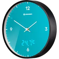 Bresser Mytime Led-väggklocka Med Temperaturvisning