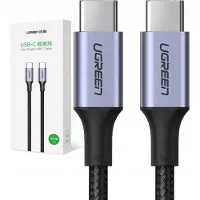 UGREEN USB-C till USB-C-kabel US316 100 W 1 m (svart)