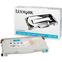 Lexmark 20K1400 cyan toner hög kapacitet (original)