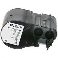 Brady M5C-1500-595-GN-WT vinyltejp | vit text - grön tejp | 38,1mm x 7,62m (original)