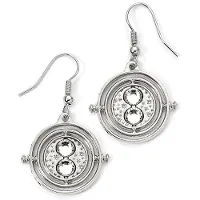 Ginza.se Harry Potter: Silver Tone Time Turner Drop Earrings