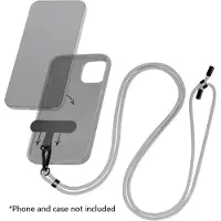 Mobilizera UNIVERSAL bärrem i nylon till mobiltelefon grå