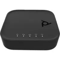 HP Poly ATA 402 2FXS Voice VoIP Adapter VoIP Konferensstelefon basstation WiFi Svart