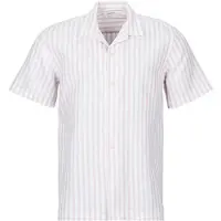 Selected Skjortor med korta ärmar SLHREGCLAY LINEN BLEND SS SHIR man - Rosa - EU L