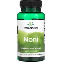 Swanson Health , Noni, 500 mg, 60 Kapslar