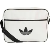 Adidas Originals Axelremsväska 'Airliner' svart / vit