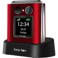 Beafon Fold 10 – 2G Silver Line, stortangent-telefon med vikbar design