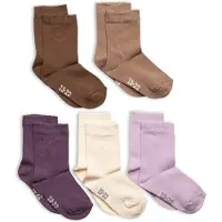Minymo Strumpor - 5-Pack - Multi - Very Grape - - 35/38 - Strumpor