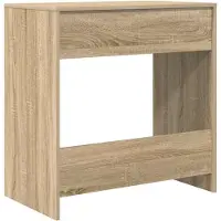 vidaXL Skrivbord med låda Sonoma-ek 77.5 x 43 x 79 cm Konstruerat trä