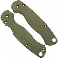 Flytanium Loop Scales - Aluminum - Spyderco Paramilitary 2 - Olive Drab