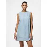 Pieces Klänning 'PCFlora' blå denim