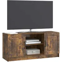 vidaXL TV-skåp Rökt ek 102 x 34,5 x 47 cm Konstruerat trä