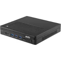 MSI PRO DP10 A14MG 004EU - SFF Pentium Gold G7400 - RAM 8 GB - SSD 128 GB - NVMe - UHD Graphics 710 - Gigabit Ethernet, 2.5 Gigabit Ethernet - Win 11 Pro - skärm: ingen - svart