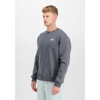 Alpha industries Sweatshirt mörkgrå / naturvit