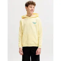 Jack & Jones Hoodie - JorNørrebro - Pastel Yellow - - 14 år (164) - Hoodie