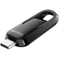 SanDisk Ultra Slider - USB flash-enhet - 128 GB - USB-C 3.2 Gen 1
