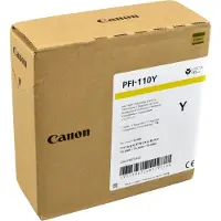 Canon PFI-110 Y - 160 ml - gul - original - bläcktank - för imagePROGRAF TX-3000, TX-3100, TX-4000, TX-4100