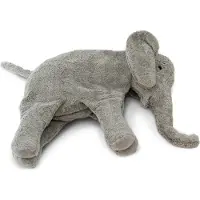Senger Naturwelt Värmekudde - Stor - 46 cm - Elefant - Grå - - One Size - Gosedjur