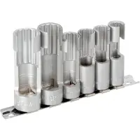Bahco Set Med 6 Ribbade Glas