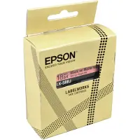 Epson LK-5RBJ | svart text - röd tejp | 18mm (original)