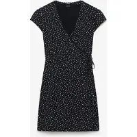 Superdry för kvinnor. W8011832B Athletic Essential omlottklänning marinblå (XS), Casual, Bomull, Kort ärm, Marino