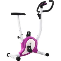 vidaXL Träningscykel remdrift lila