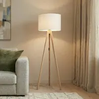 TK Lighting Golvlampa Grand , Ljust trä, Vardagsrum / matsal, Trä, Modern, Golvlampa