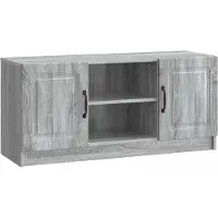 vidaXL TV-skåp Grå sonoma-ek 102 x 34,5 x 47 cm Konstruerat trä