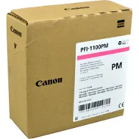 Canon PFI-1100 PM - 160 ml - foto-magenta - original - bläcktank - för imagePROGRAF PRO-2000, PRO-2100, PRO-4000, PRO-4100, PRO-6000, PRO-6100