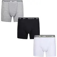 Reebok Boxershorts 'AINSLIE' marinblå / gråmelerad / svart / vit