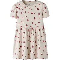 Name it Klänning - Bomull/Modal - NmfHaline - Peyote Melange m. - - 6 år (116) - Klänning