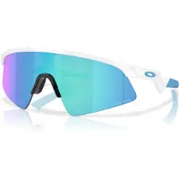 Oakley Resistor Sweep (Youth Fit) Polished White Prizm Sapphire