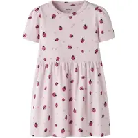 Name it Klänning - Bomull/Modal - NmfHaline - Vagga Rosa m. Glim - - 3 år (98) - Klänning
